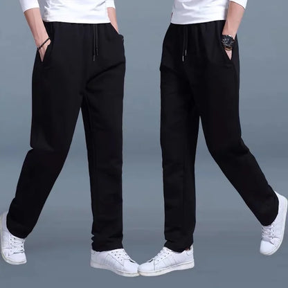 Men Straight Leg Casual Sports Pants Male Exercise Jogging Trousers Gym Sports Pantsdrawstring Design Suitable for Outdoor Wear.