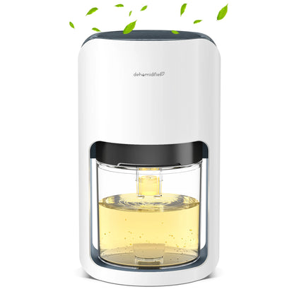 1200ml Dehumidifier with Automatic Defrosting 7 RGB Colorful Lights,42oz Ultra Quiet 480Sqft  Bedroom Wardrobe Closet Trailer.