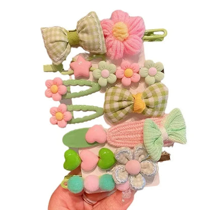 2023 New Children's Hairpin Headwear Women's Cute Baby Hair Accessories Hair Clips Edge Clips Serenity Hair Accessories.