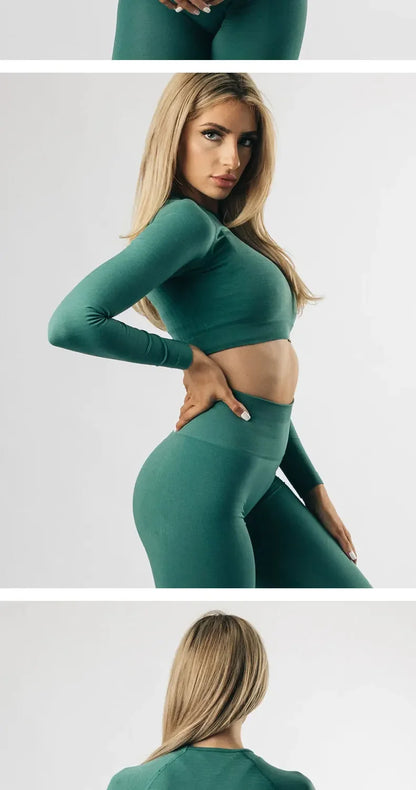 Seamless Long Sleeve Sports T-Shirt Slimming Outerwear For Fitness Running Yoga Summer Wear High Quality Top For Men And Women.