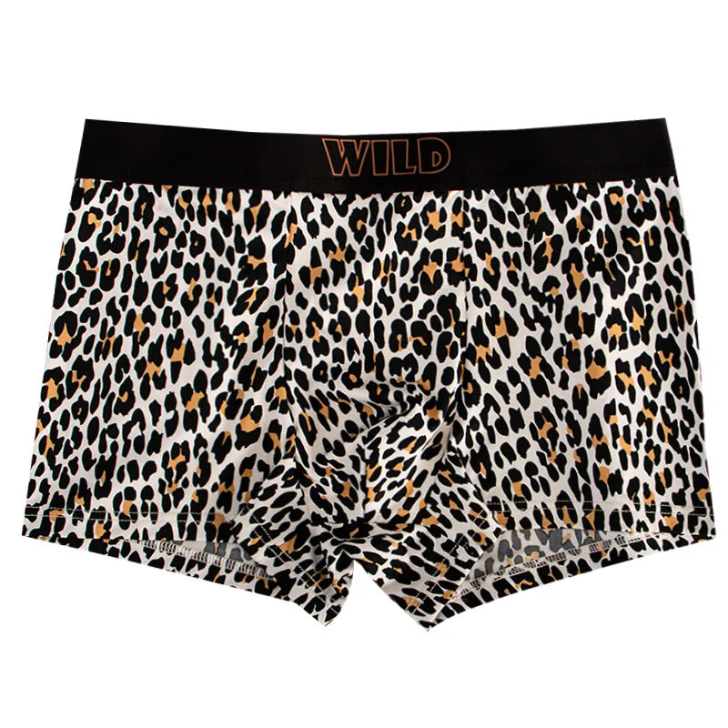 EXILIENS Neue Leopard 1 stücke/3 stücke Boxer Männer Unterwäsche Heiße Unterhose Herren Boxer Masculinas BoxerShorts Mann Höschen größe L-3XL KX735