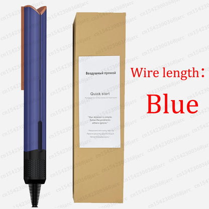 220V Professional Hair Straightener Hair Dryer Heat-Up Flat Negative Ion Iron Lasting Styling Straightener 2 in 1 With display