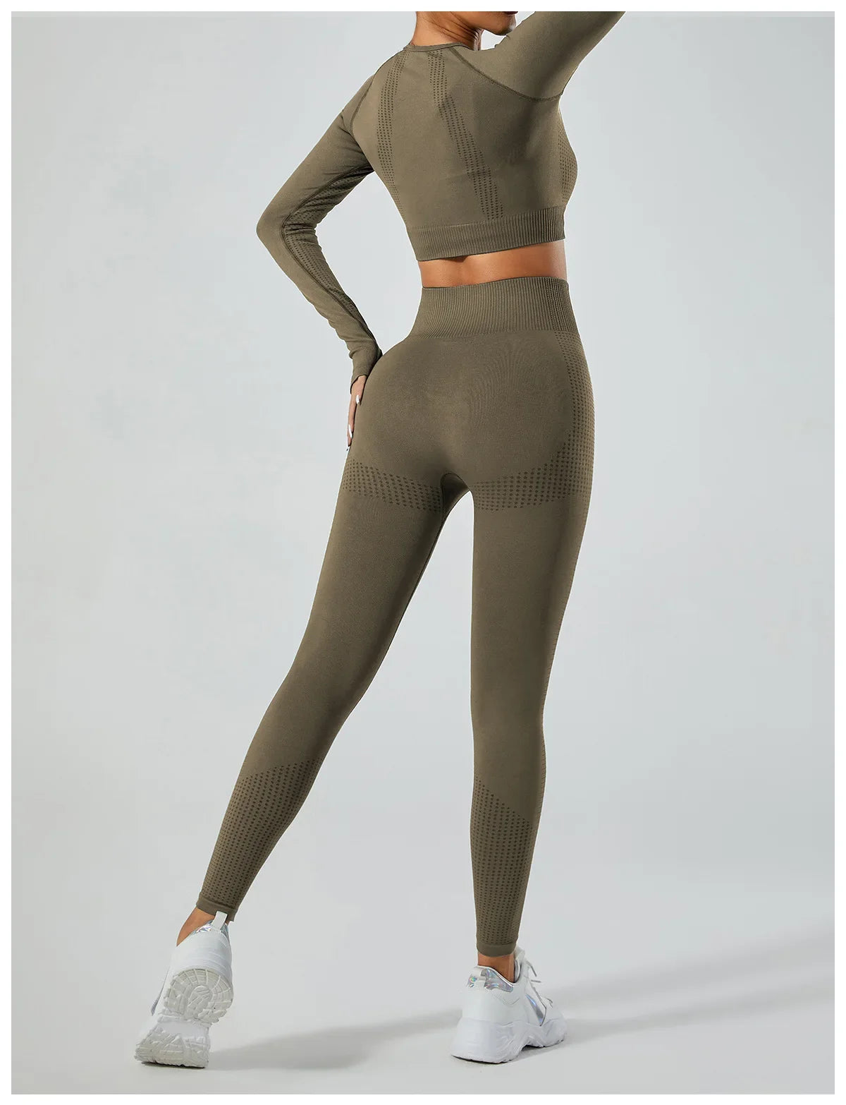 Seamless Cross-Border Running Sports Top Breathable Fitness Jacket Training Quick-Dry Outerwear Long Sleeve Yoga Wear For Women