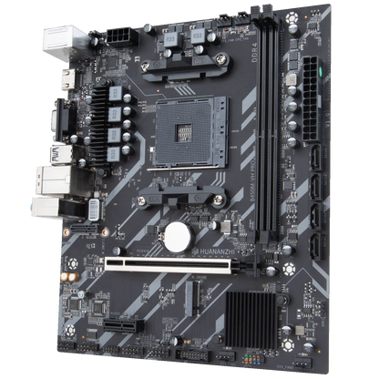 HUANANZHI AMD B450M VH PRO Gaming Motherboard USB3.0 M.2 Nvme Sata3 Supports Ryzen 5500 5600 5600G CPU.