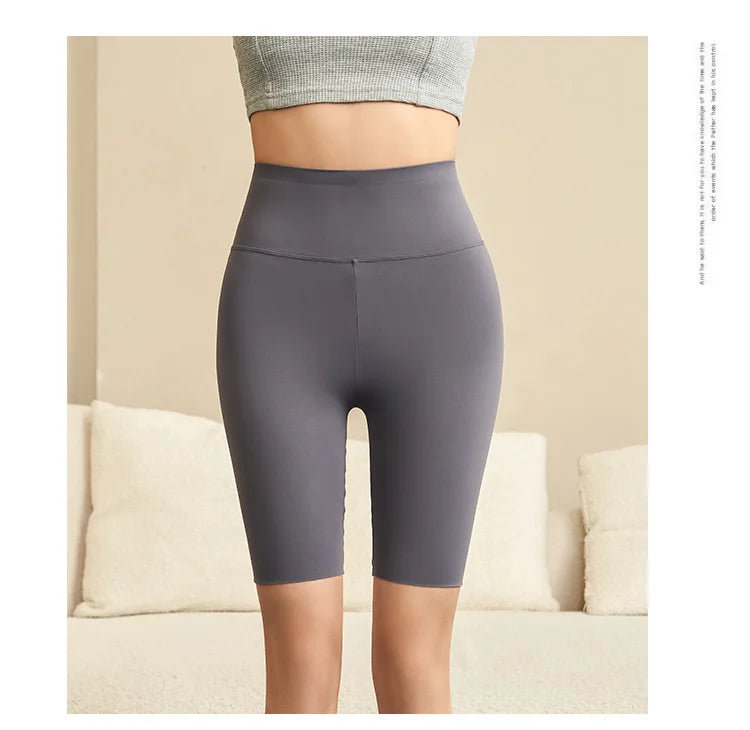 BIVIGAOS Summer Shark Biker Shorts Women High Waist Knee Short Leggings Bodybuilding Sexy Shorts Running Sports Cycling Shorts.