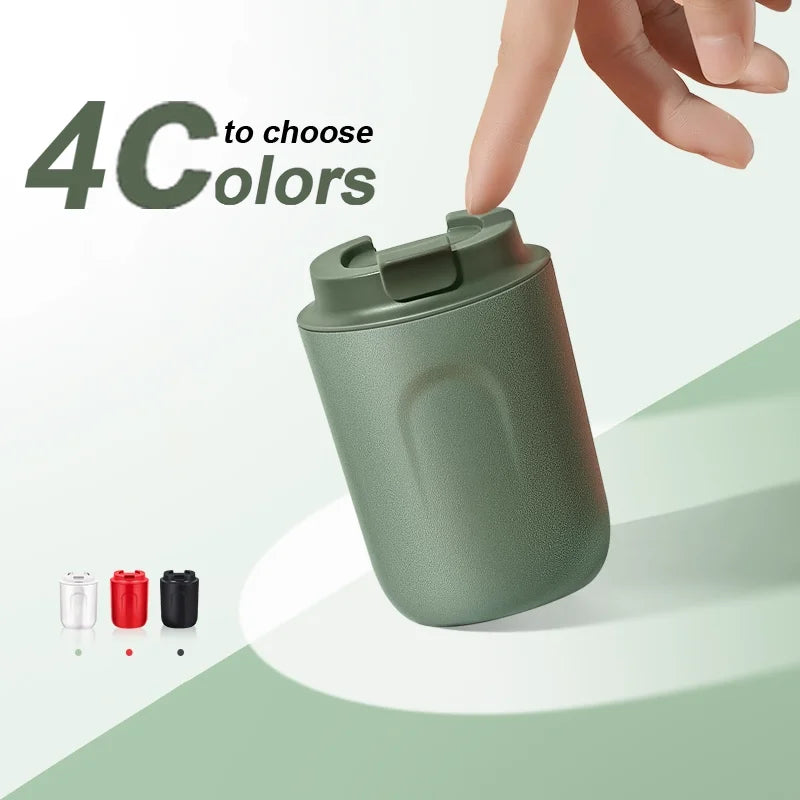 Thermos Bottle for Coffee Thermal Cup for tea Mini Tumbler Insulated Vacuum Flask Mug Stainless Steel Leakproof Travel Drinkware.