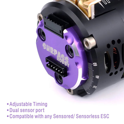 Surpass Hobby Rocket 540 V3 Brushless Motor 5.5T 6.5T 8.5T 10.5T 13.5T 21.5T For Modified Competition 1/10 1/12 F1 RC Drift Car.