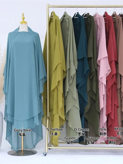 Ramadan Khimar Abaya Saudi Arabia Turkey Islam Muslim Hijab Dress Prayer Clothes Abayas For Women Kebaya Robe Femme Musulmane.