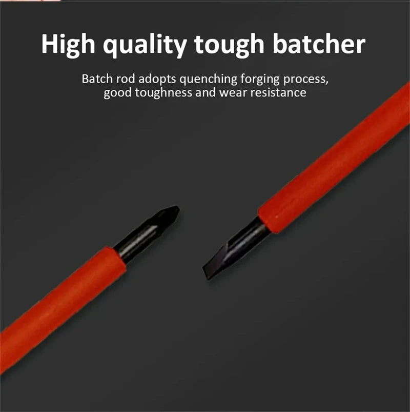 Magnetischer Schraubendreher-Satz Phillips Schlitz Torx Professional 1000 V isolierter CRV Elektriker Schraubendreher Bit Reparaturwerkzeuge