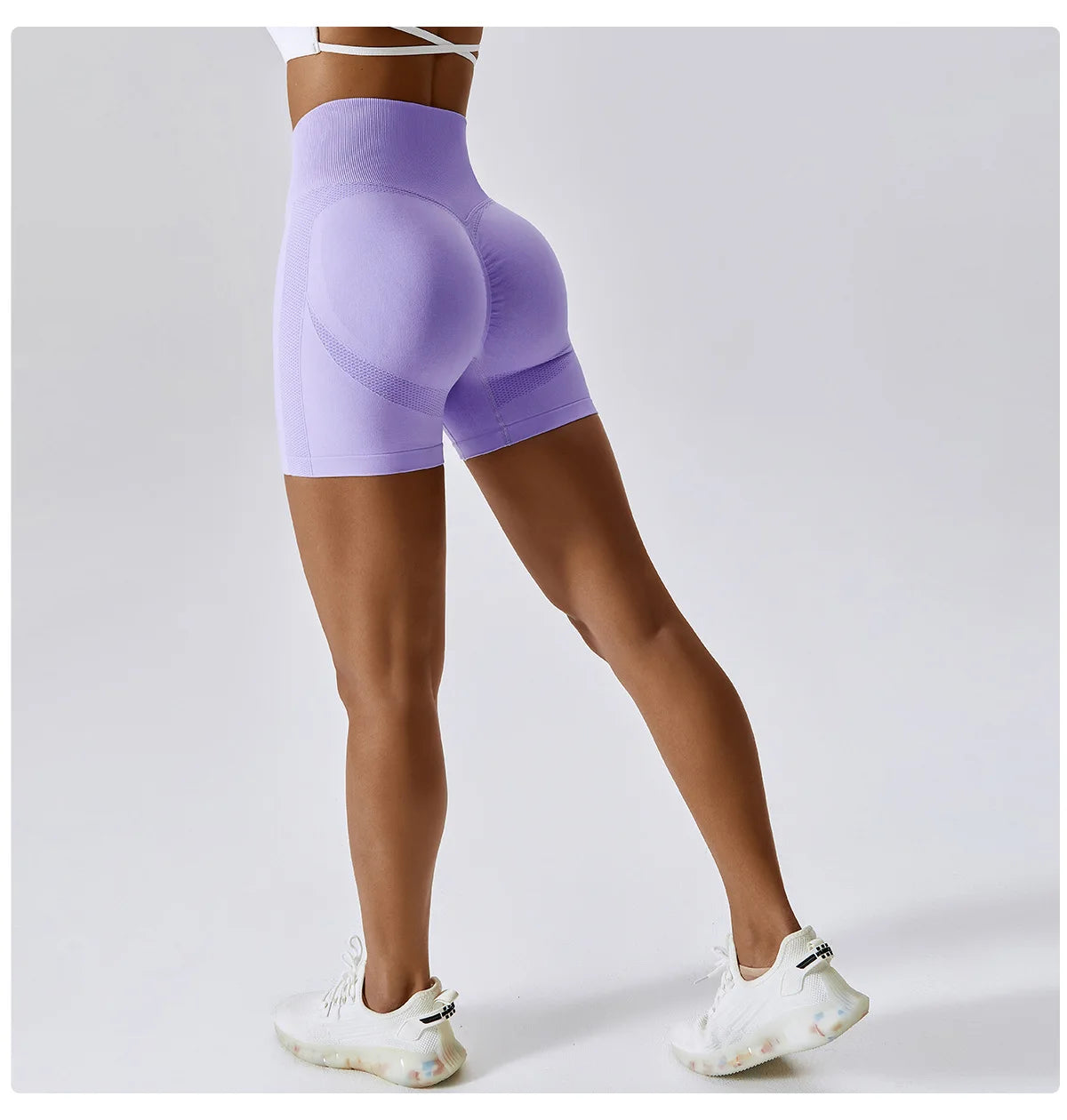 Women Shorts Seamless Sports Shorts For Women Cycling Jogging Fitness High Waist Push Up Gym Shorts Leggings Women Yoga Clothing.