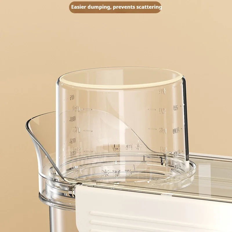 3L Food Storage Containers With Measuring CupTreat Box Containers for Kitchen Pantry Organization Containers for Rice Dispenser.