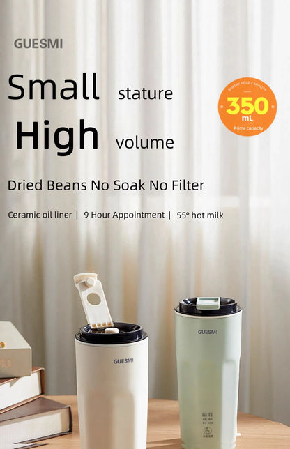 350ML Soybean Milk Machine Automatic Intelligent Food Blender Electric Fruit Juicer Water Boiling Kettle Rice Paste Maker 220v.