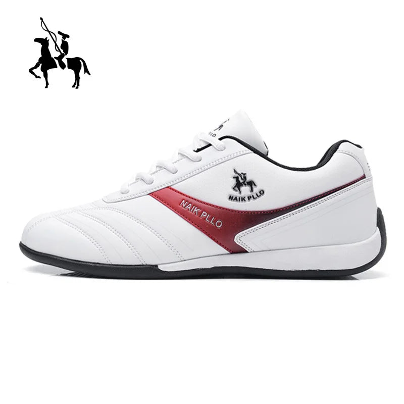 Men Shoes Flat Sports Shoes Lightweight Flat Shoes Simple Fashion Travel Shoes Walking Leather Running Shoes Sneakers.