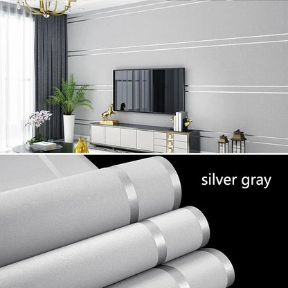Hirschleder Samt Tapete Nordic Geometrische Muster Streifen Moderne Einfache Wohnzimmer TV Hintergrund Wohnkultur Vlies Wand Papier
