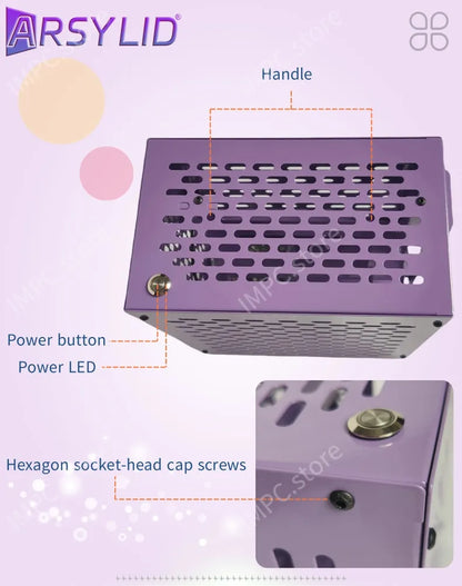 ARSYLID K49 ITX A4 Computer Case 4.9L 185mm Graphics Card Flex PSU 50mm Radiator Mini PC Chassis.