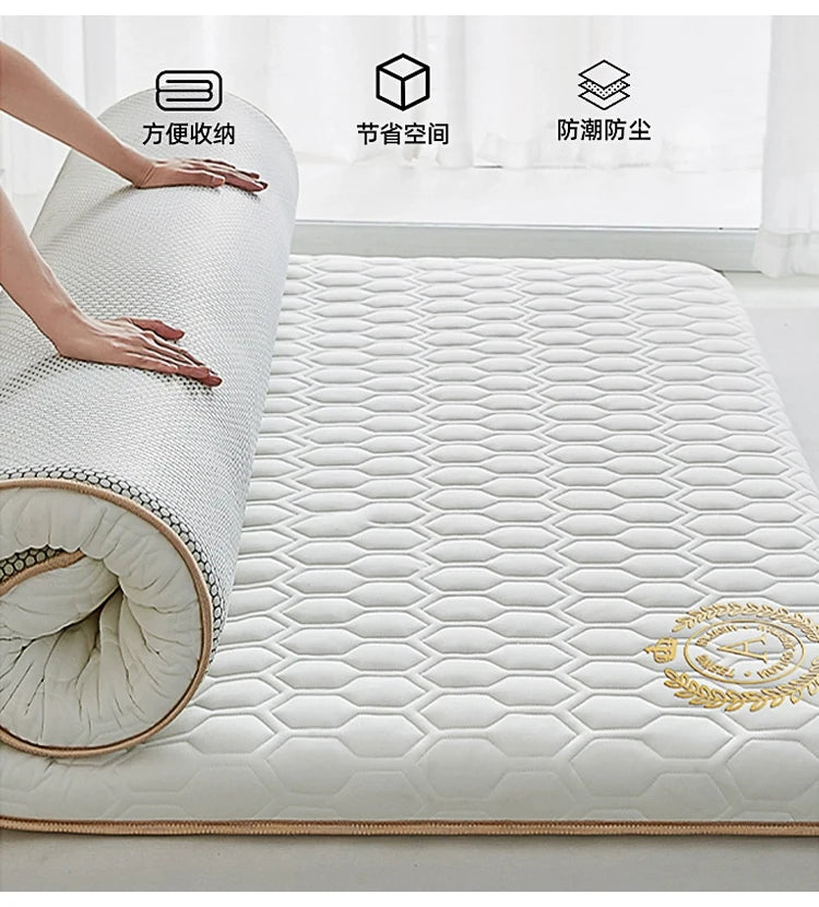 Fünf-schichtige material zusammensetzung matratze verdicken 4/7 cm Haushalt Einzel Doppel Schwamm latex füllung matratzen Tatami Boden Matte