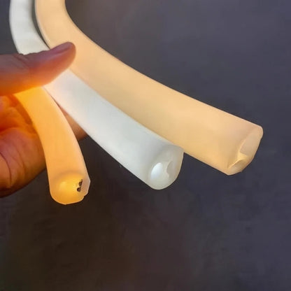 Round Flexible LED Neon Rope Lamp Silicone Tube 180/270/360° Tape Lamp Diffuser For WS2811 WS2815 Outdoor Decor Neon Strip Light.