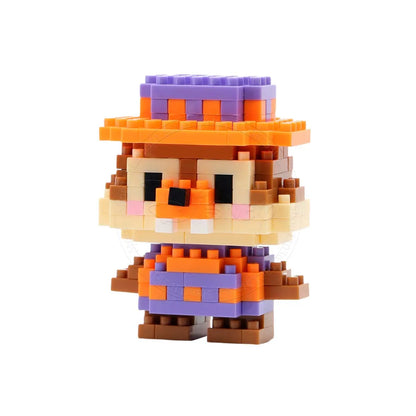 Stitch Disney Princess Elsa LinaBell Building Blocks Mickey Mouse Duck Mini Action Figures Blocks Assemble Toys Brick Kids Gifts.