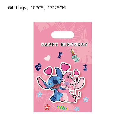 Disney Stitch Partygeschenke, Stich-Thema, Geschenktüten, Pralinenschachtel, Ringe, Pinata, Schlüsselanhänger, Aufkleber, Geblasen, Luftballons, Partygeschenke