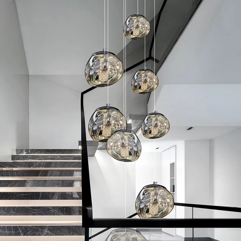 Moderne Heimdekoration, LED-Deckenleuchten für das Wohnzimmer, LED-Deckenleuchten für die Treppe, Hängelampen, Innenleuchte.