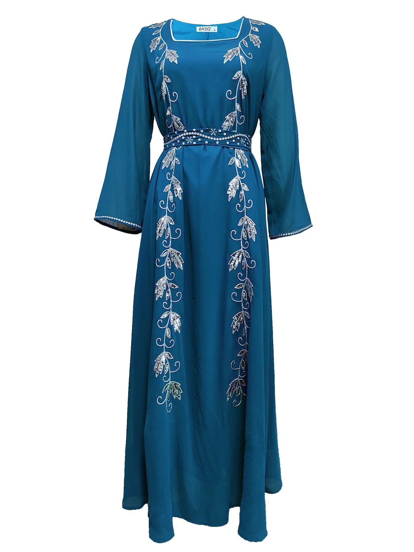 Eid Mubarak Abaya für muslimische Frauen Stickerei Langes Maxikleid Türkei Party Kaftan Arabische Robe Dubai Saudi Islamischer Kaftan Jalabiya.