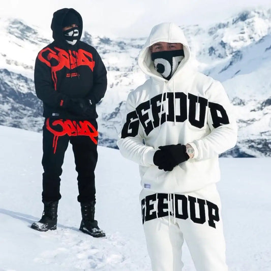 GEEDUP Hoodies Y2K ClothesFashion Vintage Letter  Harajuku Gothic Hip Hop Graphic Oversized Hoodies Sweatshirts Casual Jacket.