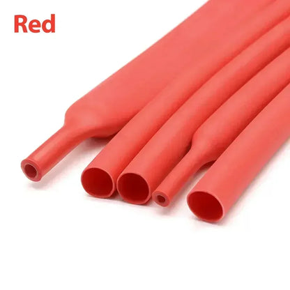 10/50/100 Meter Heat Shrink Tube Black Dia 2.4-25.4mm 3:1 Polyolefin Thermal Cable Sleeve Insulated Red.