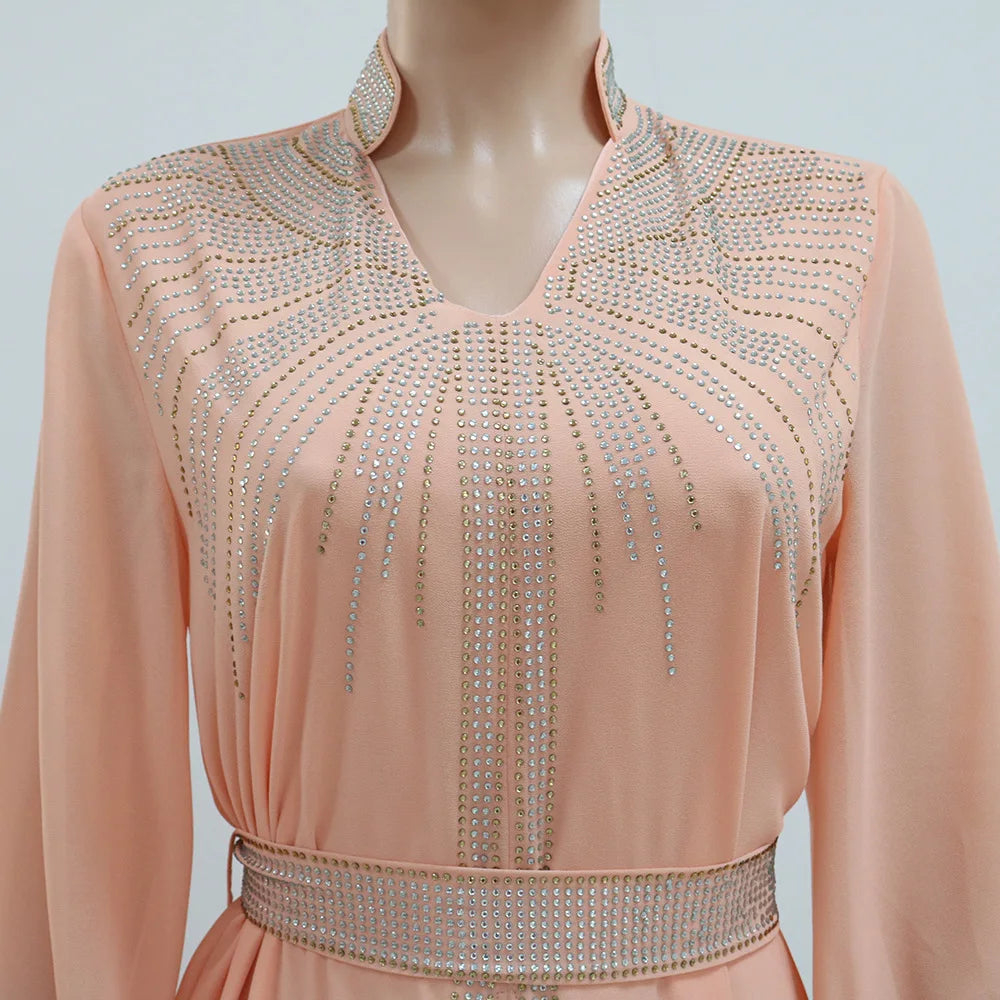 Floral Bedruckte Abaya Arabisch Langes Kleid Frauen Muslimischen Marokkanischen Kaftan Robe Golf Jalabiya Dubai Islam Türkei Kleider Ramadan Kleid