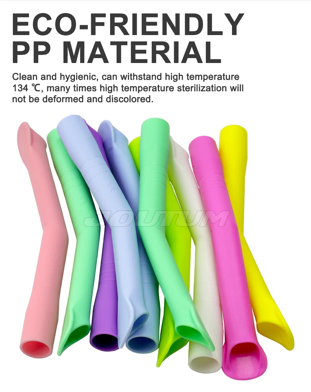 10pcs Dental Autoclavable Strong Suction Tips Dental Duckbill Evacuation Tips Aspirator Saliva Tube Suction Tips Dental Material.