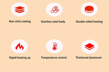 XEOLEO Commerical 4PCS Korean Coin Waffle Maker 3000W Non-stick Coating Gold Coin Bread Waffle Making Maker Electric/Gas.