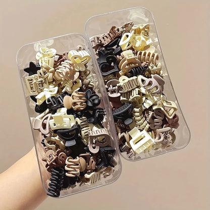 Mixed Hair Mini Small Grab Clip Girl Bangs Cute Hairpin Small Grab Clip Side Hair Clip Hair Accessories For Daily Travel Gifts.