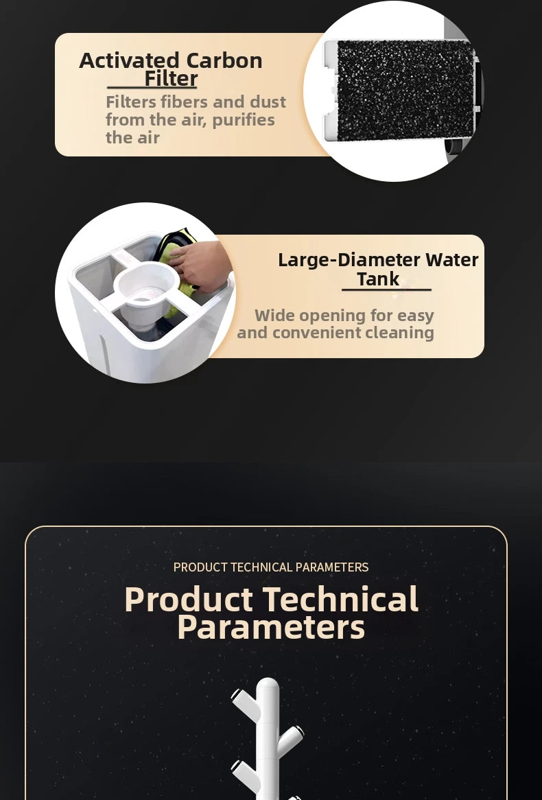 15L Square Humidifier for Large Rooms, Ultra Quiet Cool Mist Humidifier Auto Shut-Off,BPA-Free Water Tank–Ideal for Home Office.