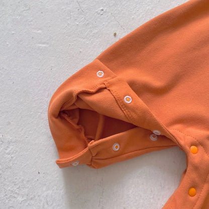 Catton Kürbis Smiley Halloween Baby Neugeborene Kleidung Baumwolle Langarm Strampler mit Hut Zweiteilige Sets Outfits Party Overall.