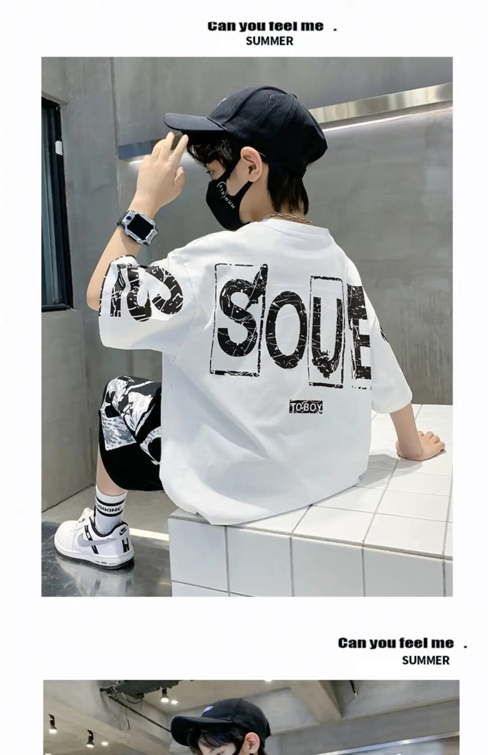 Boys Summer Trendy Casual Sports 2pcs T-shirts+Pants Suits 3-14 Years Teenage Boys Hip Hop Style Fashion Outfits Clothes Sets.