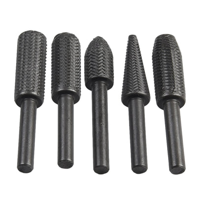 5Pcs Hartmetall Grat Rotary Raspel Datei ACH Zylindrische Form Double Cut Fräser Für Die Grinder Bohrer Bits