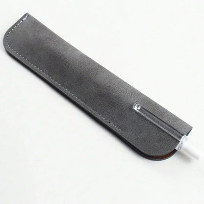 Leder Einzelner Füllfederhalteretui Stifthülle Beutel Kugelschreiber Bleistift Schutzhülle Halter für Männer Frauen Büro Business Geschenk.