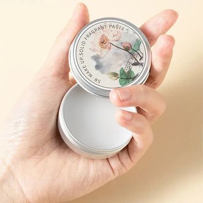 Long Lasting Scent for Romantic Souls For Dating Ladies Solid Perfume Exquisite Floral Solid Balm Magnolia Orchid Gardenia.