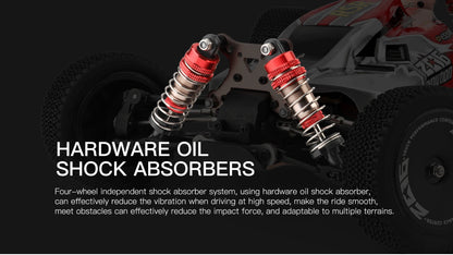 WLtoys 144010 144001 75KM/H 2.4G RC Car Brushless 4WD Electric High Speed Off-Road Remote Control Drift Toys for Children Racing