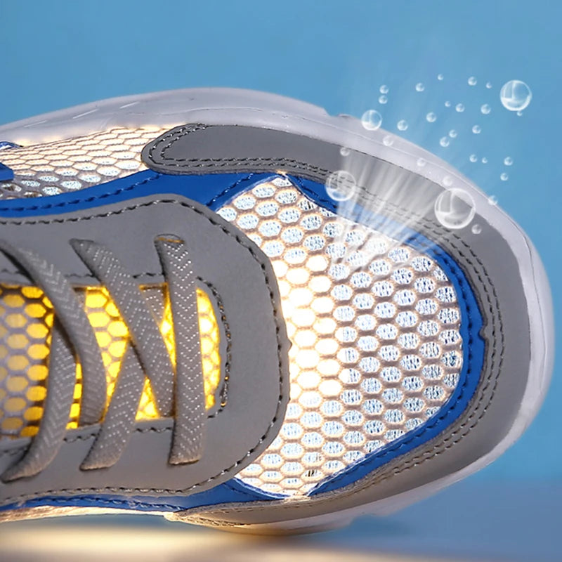 4 Color Kids' Breathable Mesh Sneakers Non-Slip School Sports Shoes for Boys Girls Lightweight Casual Walking Shoes.