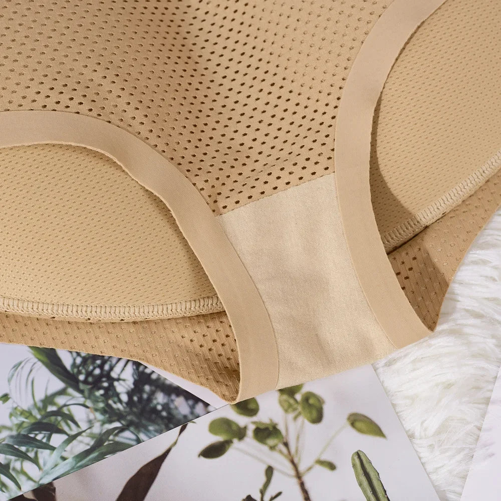 Women Body Shaper Buttocks Padded Panties Mid-Waist Hip Pad Fake Butt Lifter Underwear With Filling Buttocks Push Up Underwear.