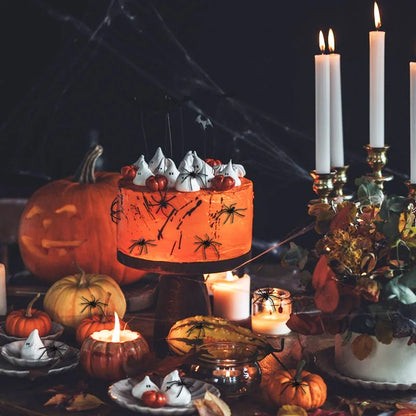 50–100 Stück leuchtende Halloween-Spinnen, gruselige Trick-Spinne für drinnen und draußen, Spukhaus, dekorative Requisiten, Halloween-Partyzubehör.