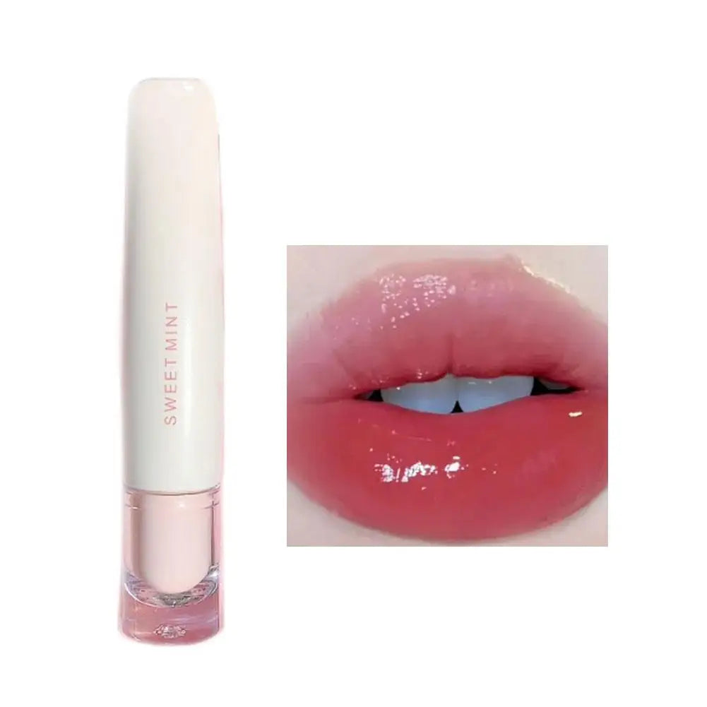 Mirror Dyeing Lip Gloss Moisturizer Liquid Lipstick Waterproof Long Lasting Red Lip Tint Korean Makeup Cosmetic.