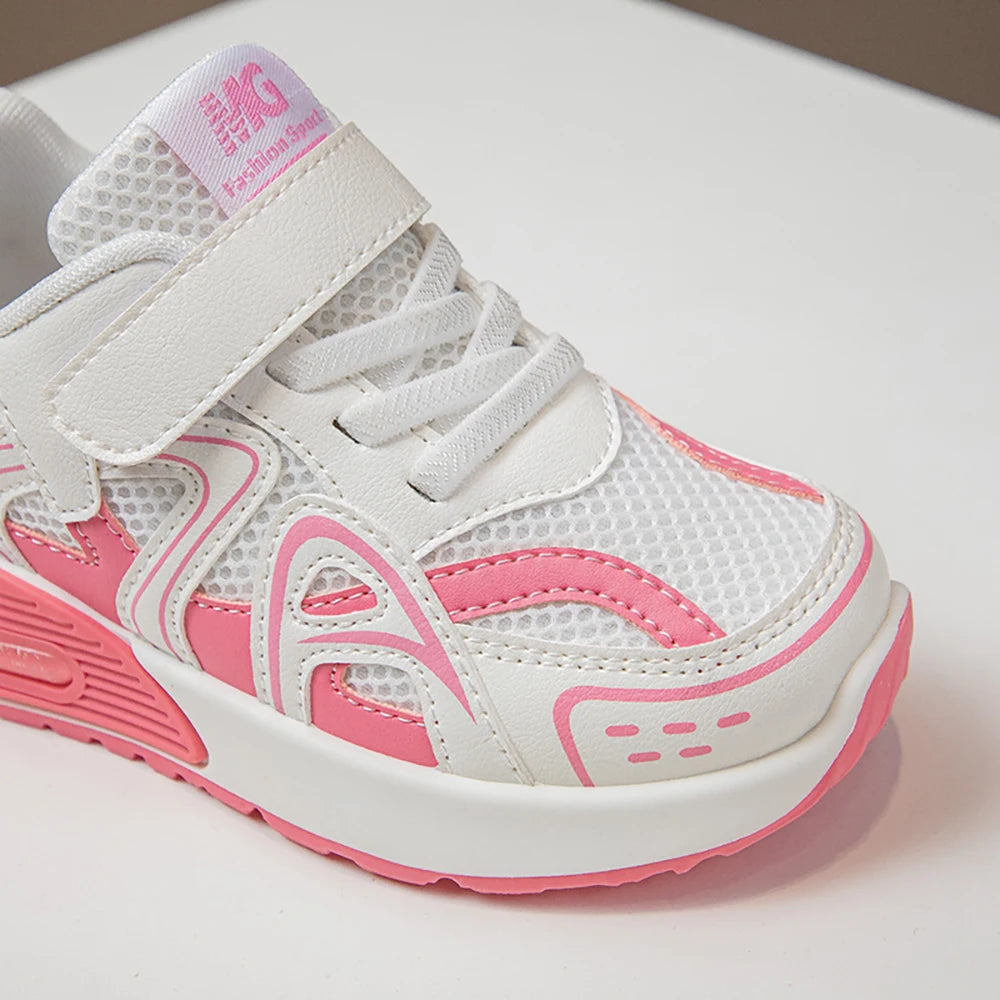 Autumn Children's Sport Shoes PU Leather Teenager Kid's Sneakers Anti-slippery Trend Fashion Girl's Sneakers Boy Running Shoes.