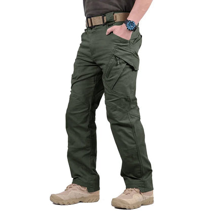 Men's Tactical Cargo Pants Classic Outdoor Hiking Trekking Men Tactical Joggers Pants Military Multi Pocket Trousers.