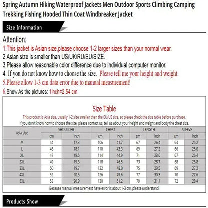 2025 New men's Autumn/Winter Jacket Motorcycle windproof jacket Mountaineering jacket Waterproof fishing raincoat casual coat.