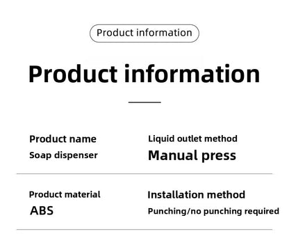300 ml Hotel-Seifenspender zur Wandmontage, nachfüllbarer Shampoo- und Spülungsspender, für Badezimmerbedarf, Hotelparty