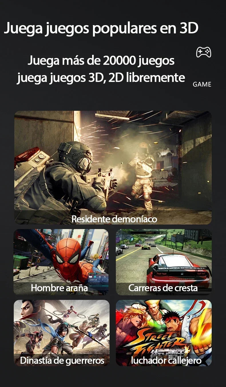 Retro Video Game Console Stick M8 Wireless Controller 4K 20000 Emulators 9 Built-in Games PS1 Compatible Gift for Kids.