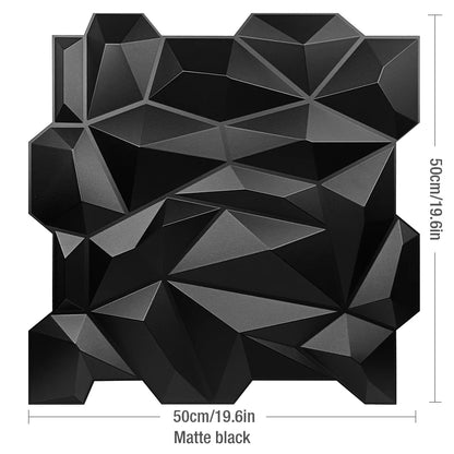 4pcs/ 50x50cm 3D Wall Panels Indoor Wall Decoration for Living Room Bedroom Hotel Office Mural Tile-Panel-Mold 3D Wall Sticker