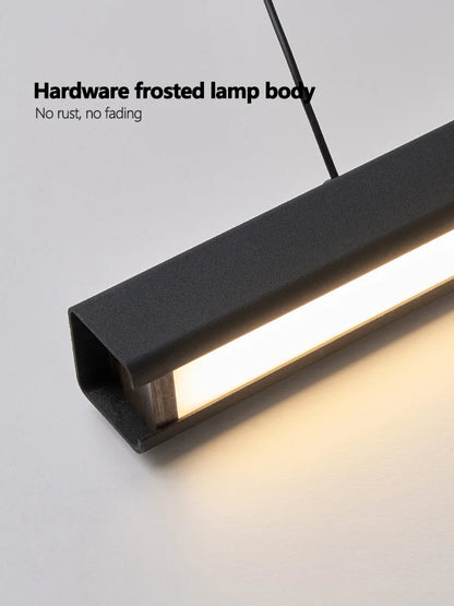 Esszimmerlampe Küchenleuchten Wort lange Restaurant Kronleuchter moderne minimalistische Bürolampen Nordic Bar Insel Kronleuchter.