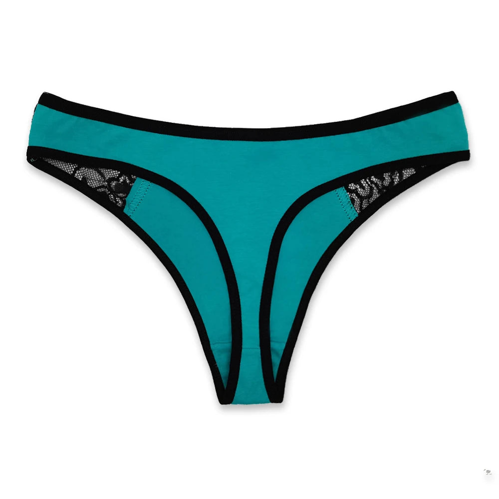 Ladies Cotton Thongs Panties Women Culottes Sexy G Strings Female Underwear Lingerie Comfort Soft Low Rise Tangas 5 pcs/lot.